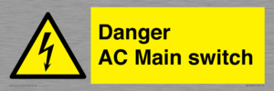 Danger AC Main switch 